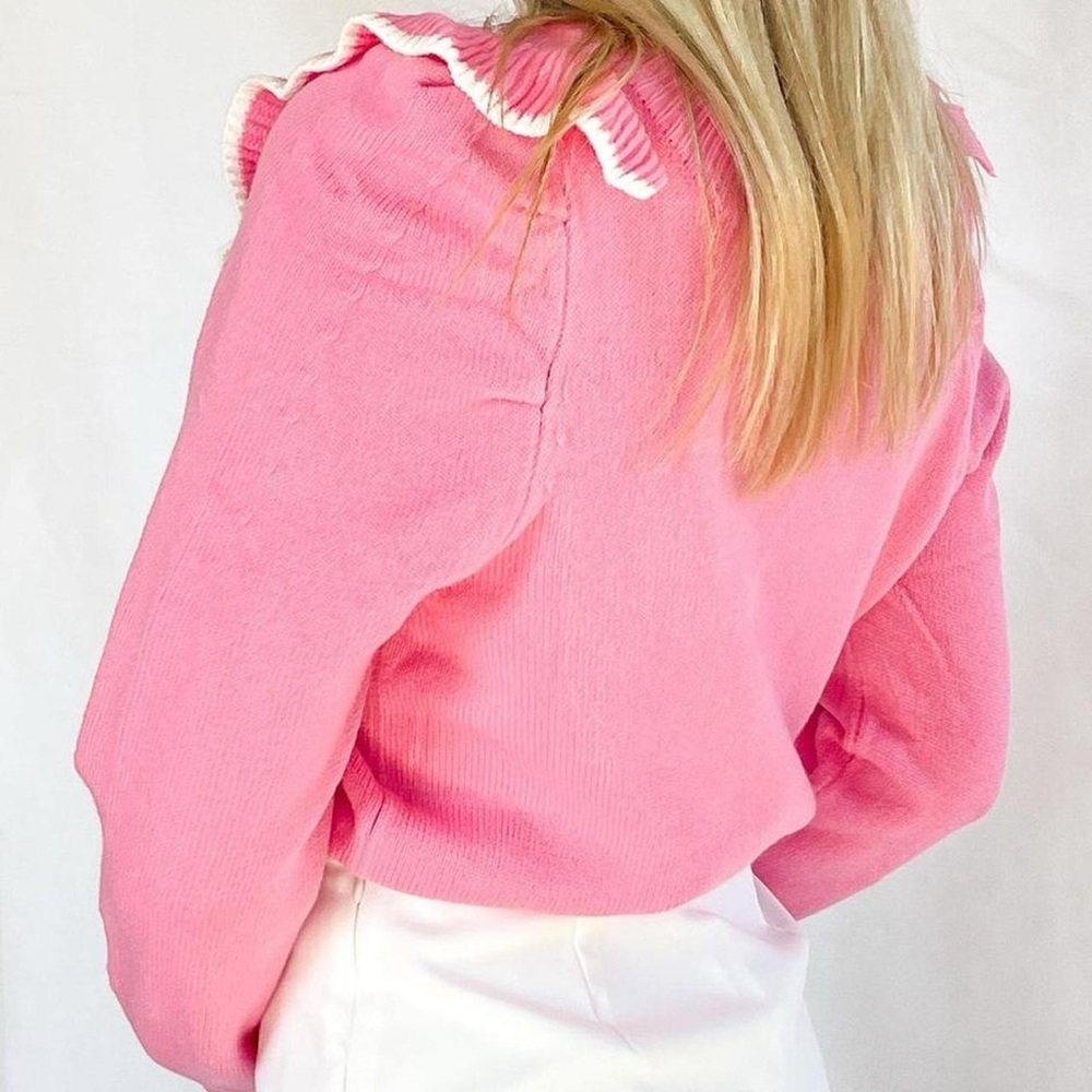 Day + Moon Ruffle Sweater - Picture 3 of 14